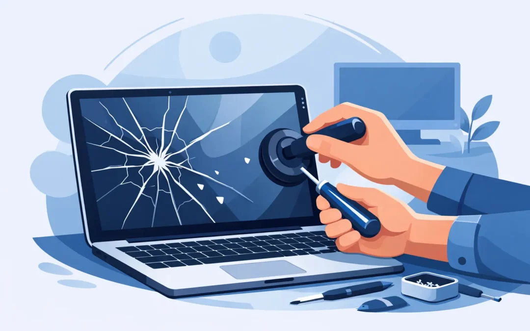 How to Fix Cracked Laptop Screen Fast