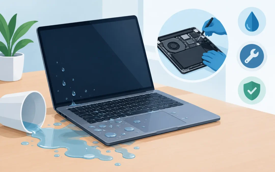 Is Laptop Liquid Damage Repairable? What to Do