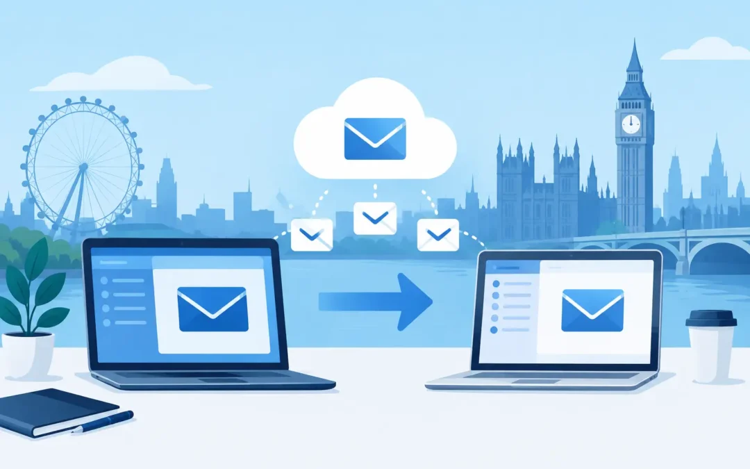 Email Migration Example for a London Office